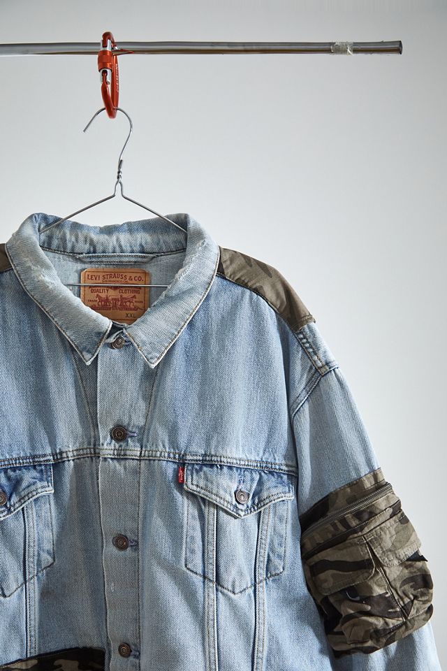 Urban Renewal One-Of-A-Kind Utility Patchwork Denim Jacket  #1