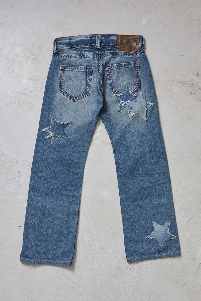 Urban Renewal One-Of-A-Kind Remade Multi-Star Jeans  #2