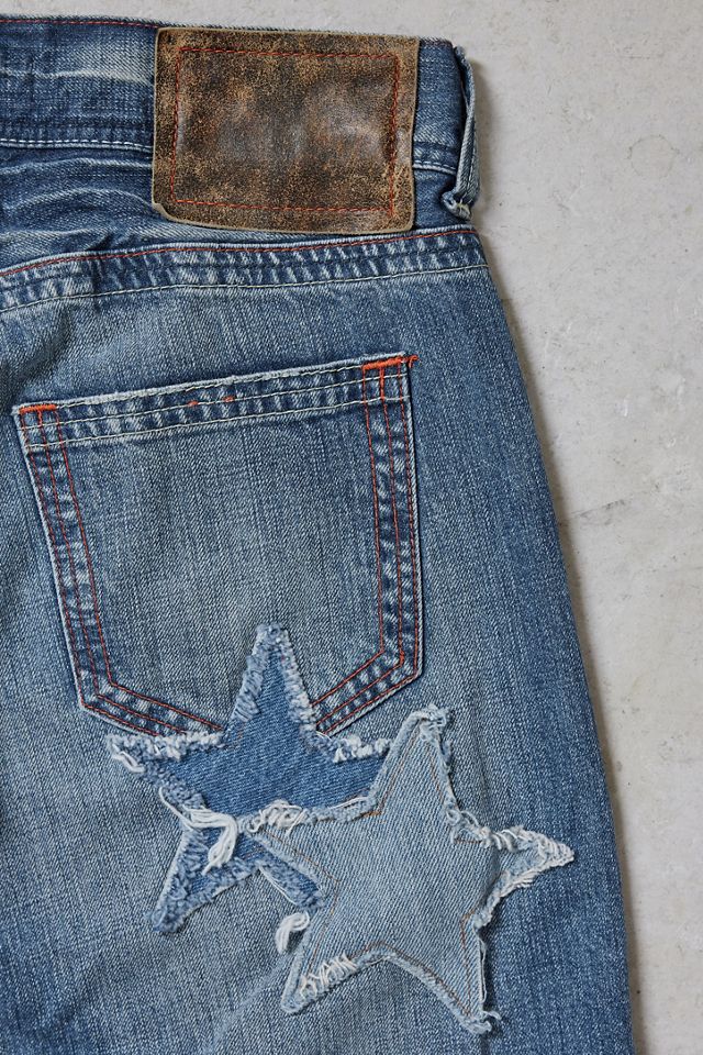 Urban Renewal One-Of-A-Kind Remade Multi-Star Jeans  #3