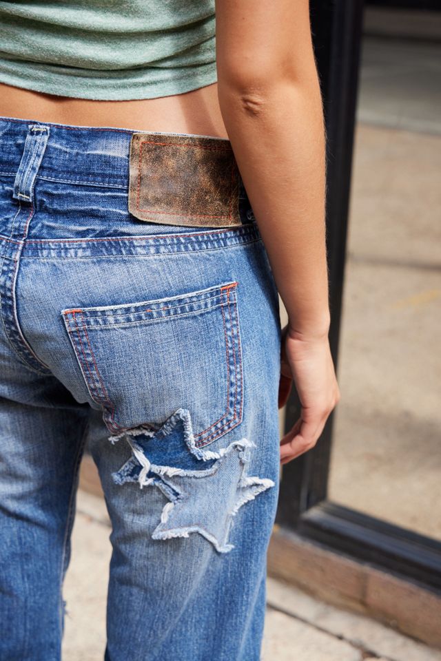 Urban Renewal One-Of-A-Kind Remade Multi-Star Jeans  #6