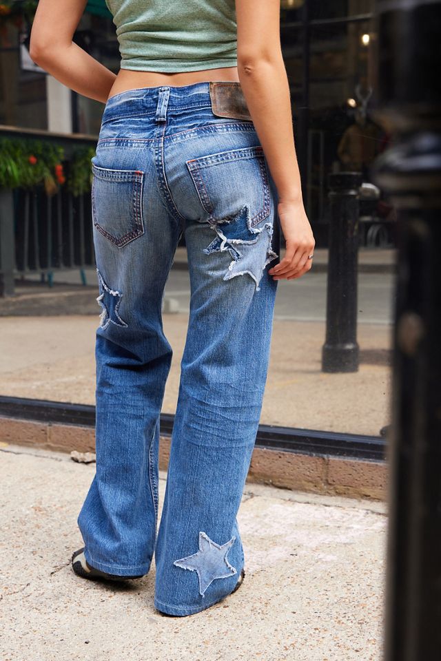 Urban Renewal One-Of-A-Kind Remade Multi-Star Jeans  #7