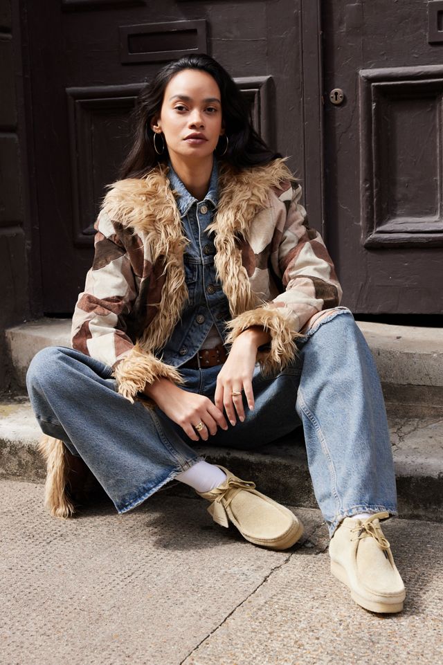 Urban Renewal One-Of-A-Kind Clockhouse Patchwork Faux Fur