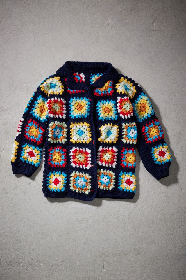 Urban Renewal One-Of-A-Kind Crochet Cardigan