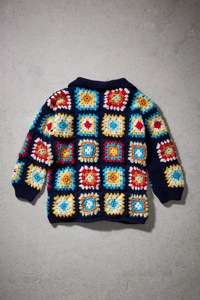 Urban Renewal One-Of-A-Kind Crochet Cardigan #2