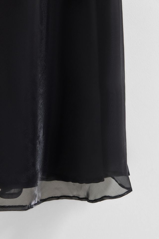 Urban Renewal Vestido Maxi Negro Brillante de Graduación Jeff Gallono Único #1