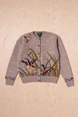 Urban Renewal One-Of-A-Kind Ralph Lauren Duck Cardigan
