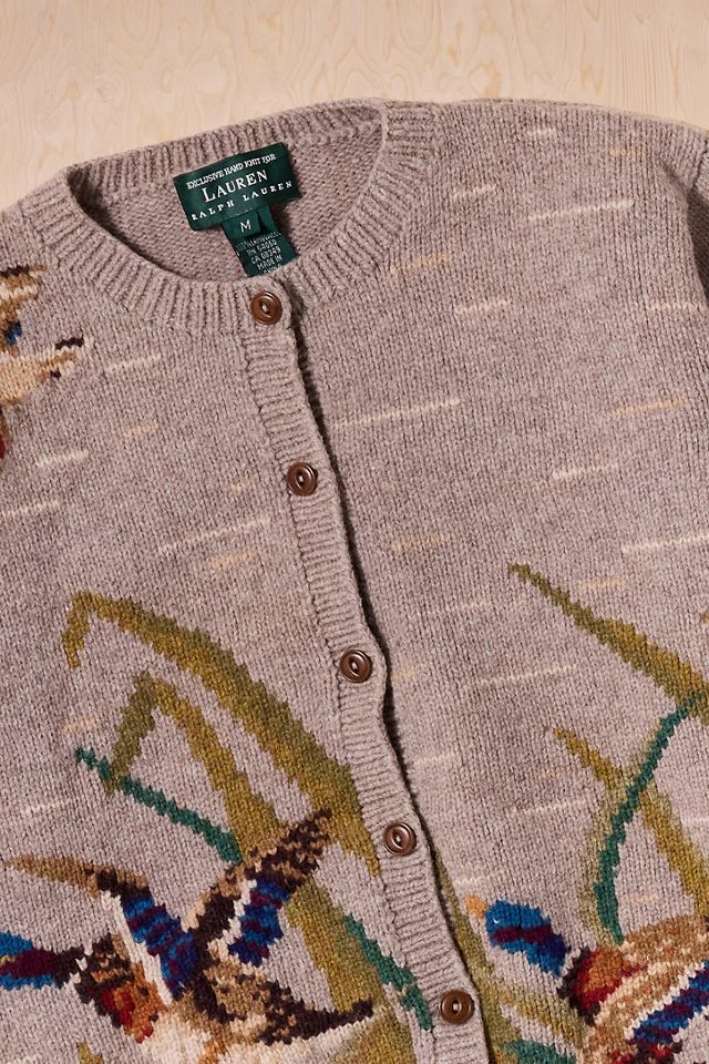 Urban Renewal One-Of-A-Kind Ralph Lauren Duck Cardigan #1