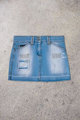 Urban Renewal One-Of-A-Kind Dolce & Gabbana Denim Mini Skirt