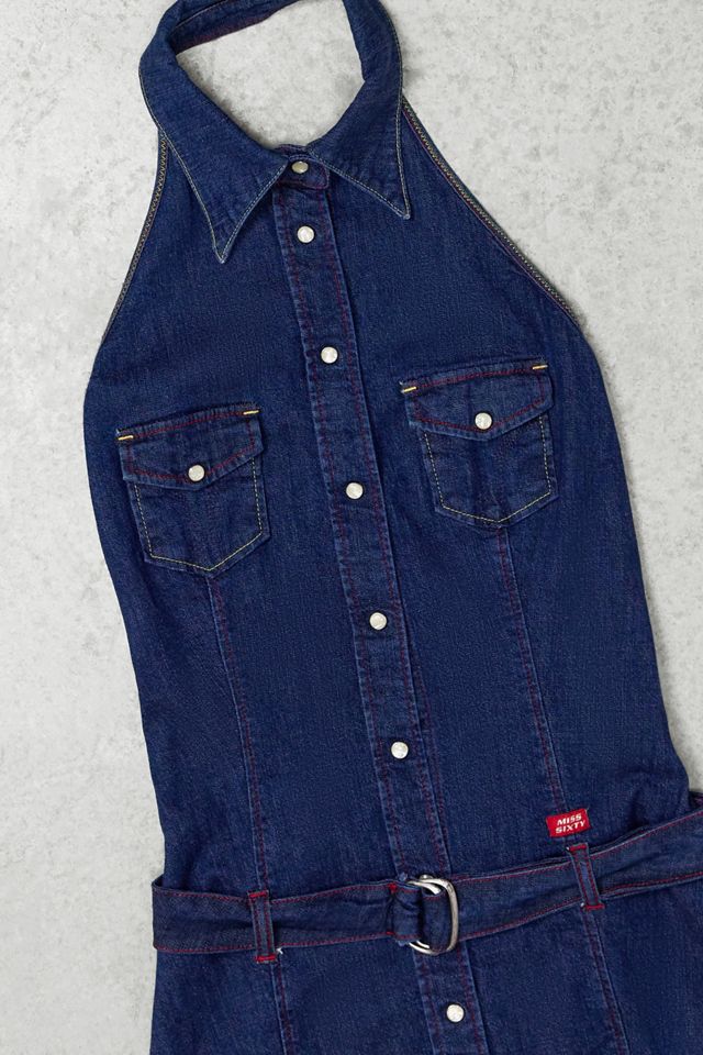 Urban Renewal One-Of-A-Kind Miss Sixty Dark Denim Dress #1