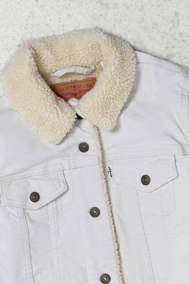 Urban Renewal One-Of-A-Kind Levi's White Denim Jacket  #1