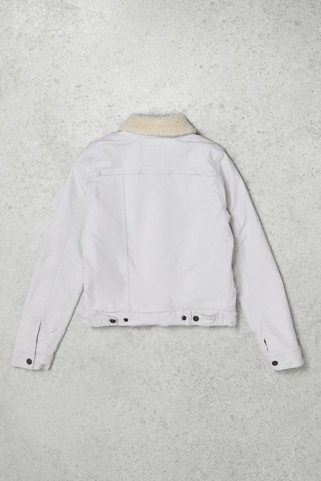 Urban Renewal One-Of-A-Kind Levi's White Denim Jacket  #2