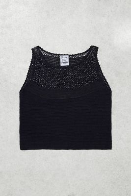 Urban Renewal One-Of-A-Kind Moschino Crochet Vest Top