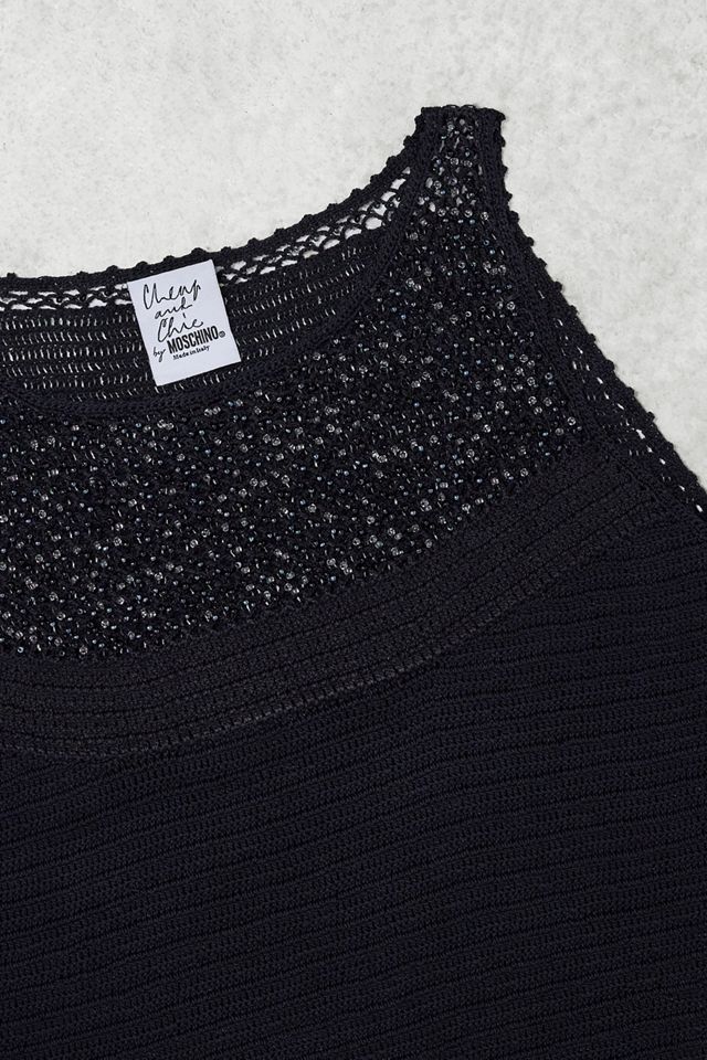 Urban Renewal One-Of-A-Kind Moschino Crochet Vest Top #1