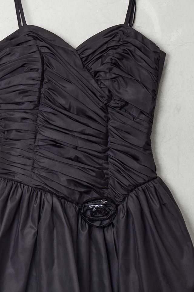 Urban Renewal One-Of-A-Kind Black Tiered Mini Dress #3