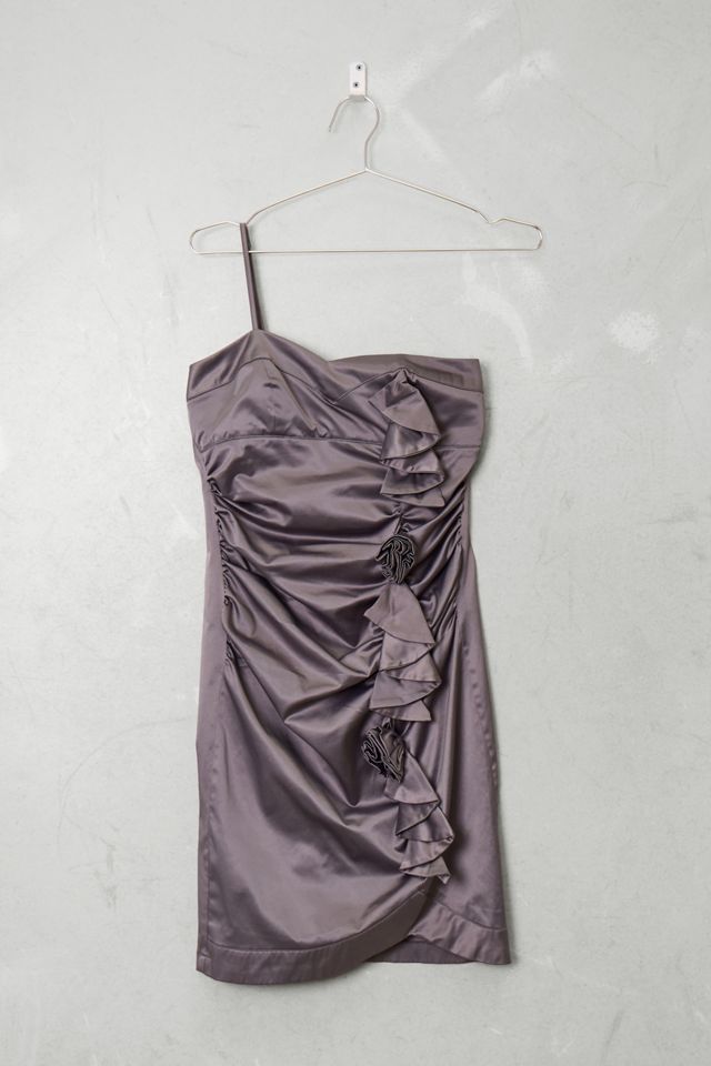 Urban Renewal One-Of-A-Kind Club Frendy Satin Mini Dress #2