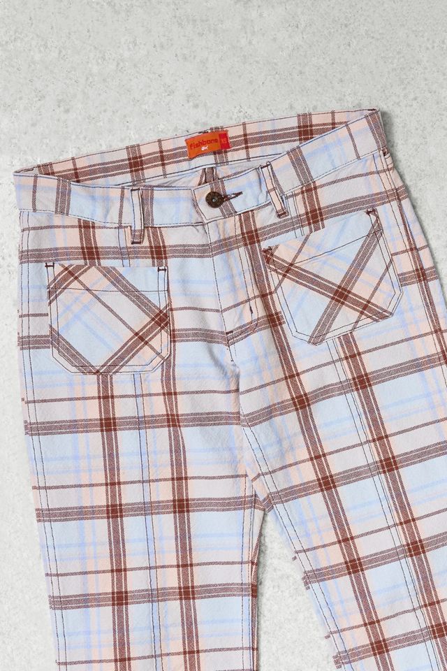 Urban Renewal One-Of-A-Kind Fishbone Check Jeans #1