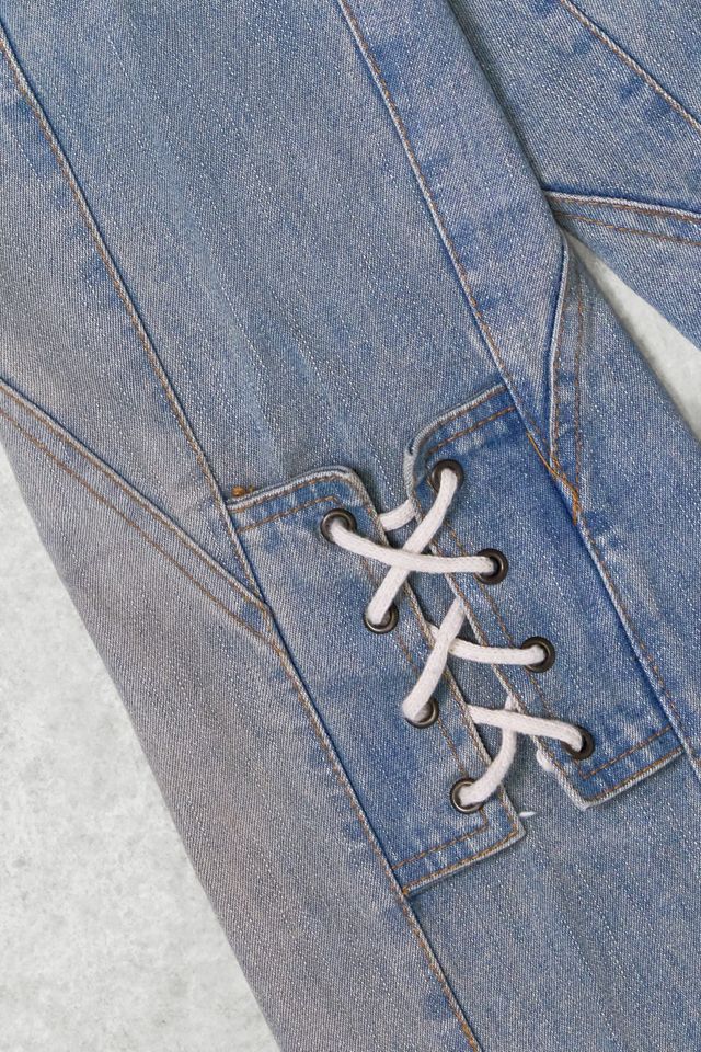 Urban Renewal One-Of-A-Kind Jeans Couture Lace-Up Jeans #1