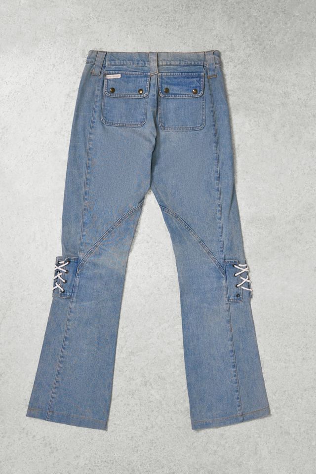 Urban Renewal One-Of-A-Kind Jeans Couture Lace-Up Jeans #2