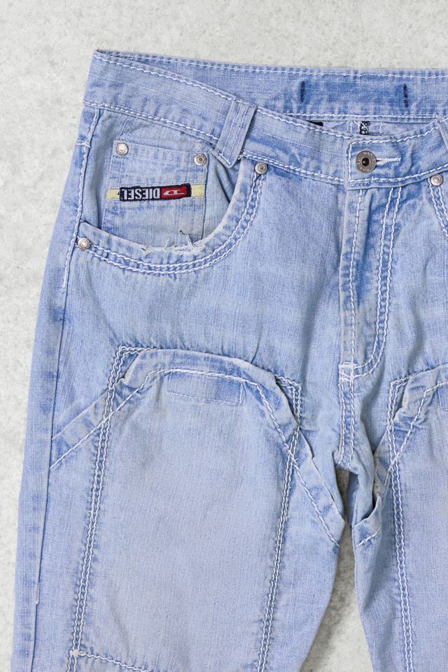 Urban Renewal One-Of-A-Kind Diesel Light Blue Denim Jeans #1