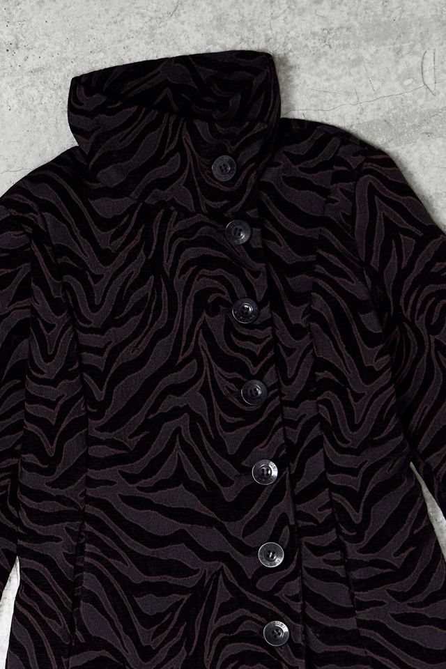 One-Of-A-Kind Y2K Outerwear Desigual Animal print Button-Through Coat  #1