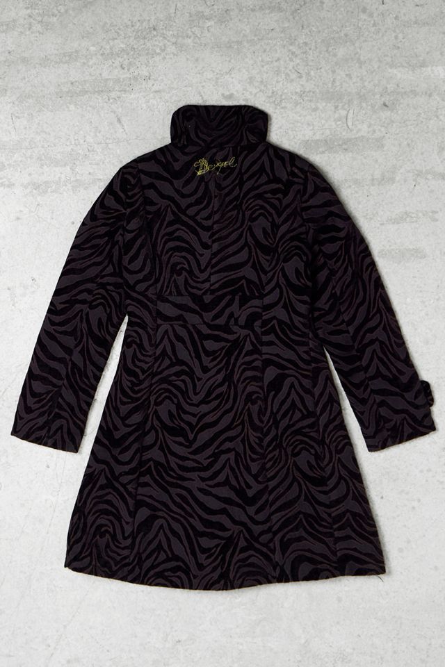 One-Of-A-Kind Y2K Outerwear Desigual Animal print Button-Through Coat  #2