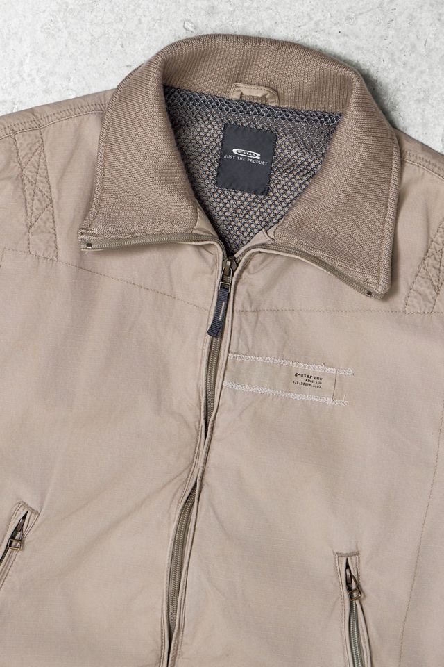 One-Of-A-Kind Y2K Outerwear G-Star Beige Harrington Jacket #1
