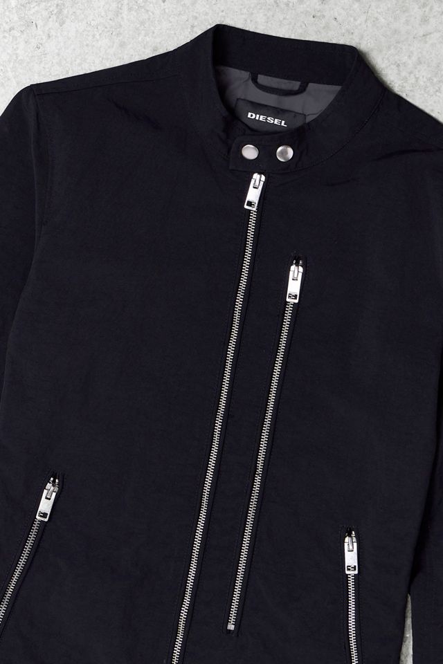 One-Of-A-Kind Y2K Outerwear Diesel Cafe Racer Zip-Through Jacket #1
