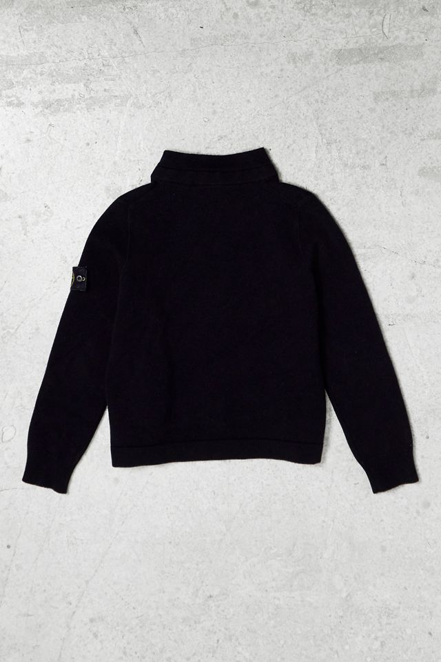 One-Of-A-Kind Y2K Outerwear Stone Island Zip-Through Knit Jumper #2