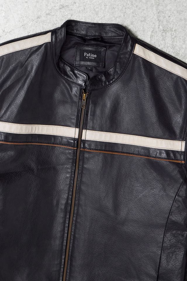One-Of-A-Kind Y2K Outerwear Patino Leather Jacket  #1