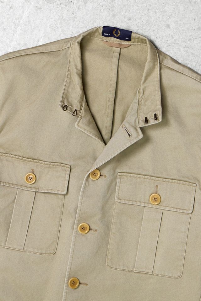 One-Of-A-Kind Y2K Outerwear Fred Perry Button-Through Jacket  #1