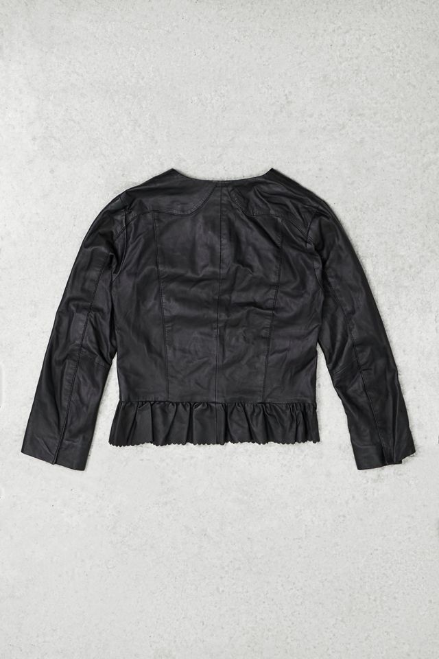 One-Of-A-Kind Y2K Outerwear Stella Nora Leather Blazer Jacket  #2