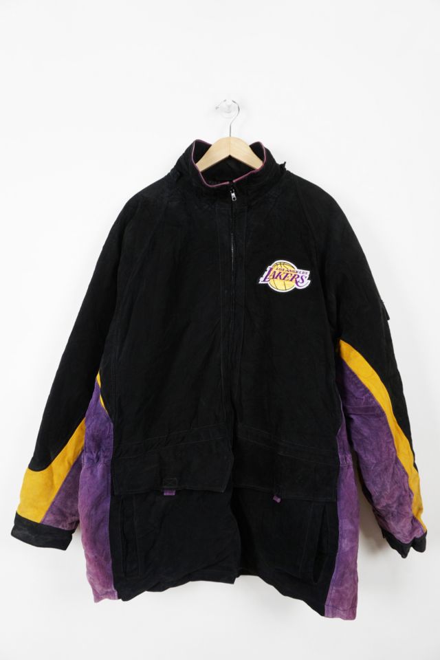 Urban Renewal One-Of-A-Kind NBA Lakers Suede Jacket