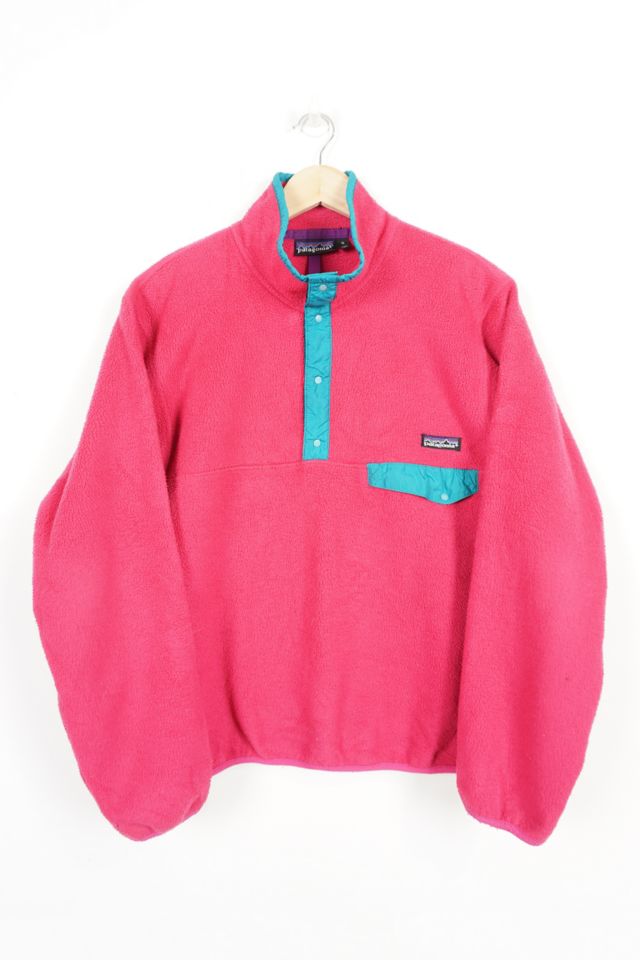 Pink patagonia pullover sale