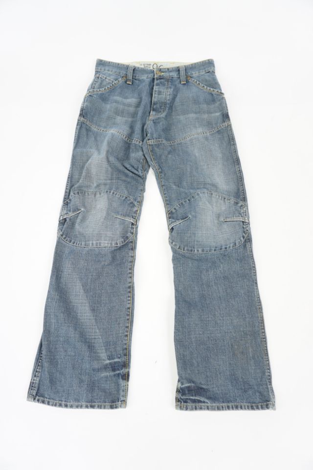 Urban Renewal One-Of-A-Kind G-Star Elwood Yellow Stitch Jeans | Urban ...