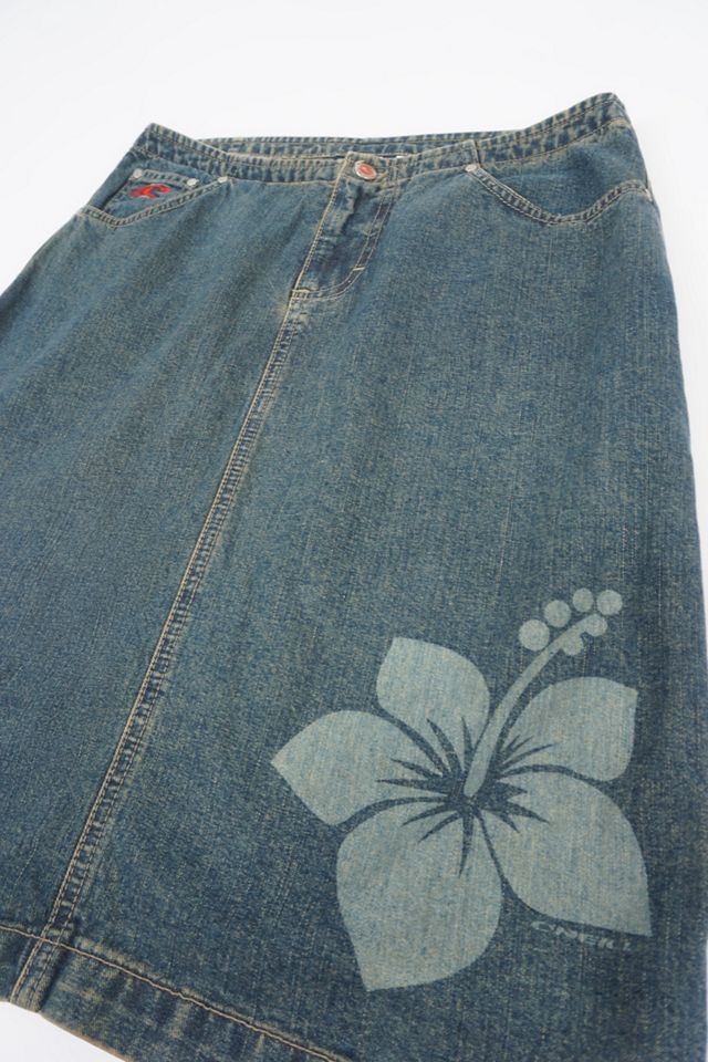 Urban Renewal One-Of-A-Kind O'Neill Denim Midi Skirt  #1