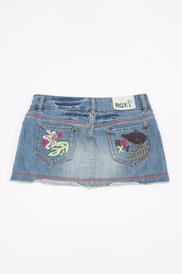 Urban Renewal One-Of-A-Kind Roxy Denim Mini Skirt  #2