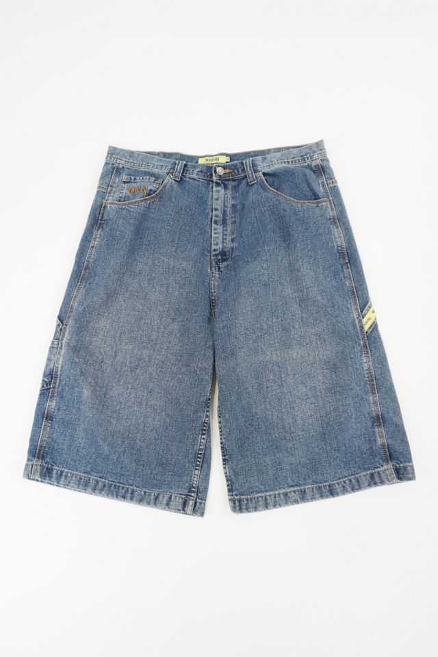 Urban Renewal One Of A Kind Longline Denim Board Shorts Urban Outfitters UK