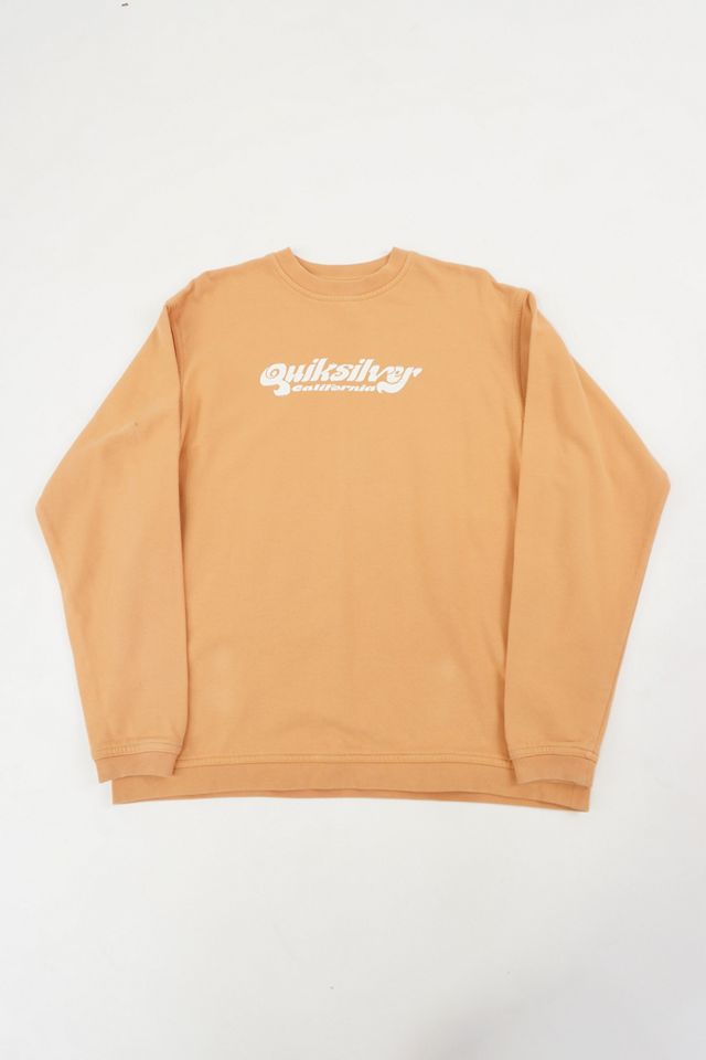 Urban Renewal One-Of-A-Kind Orange Quiksilver Sweatshirt 