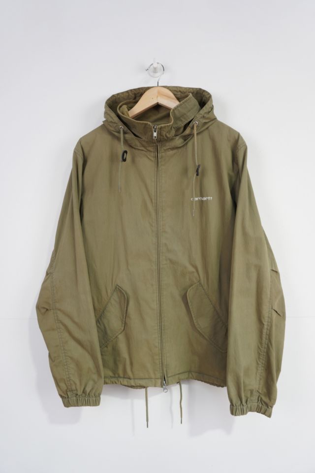 Urban Renewal One-Of-A-Kind Carhartt Khaki Zip-Through Jacket | Urban ...