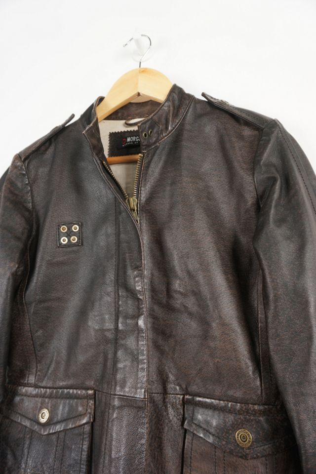 Urban Renewal One-Of-A-Kind Morgan Zip-Up De Toi Leather Jacket  #1