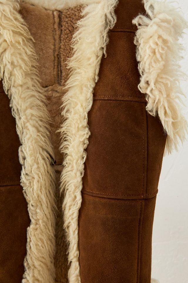 Urban Renewal One-Of-A-Kind Faux Sheepskin Gilet  #3