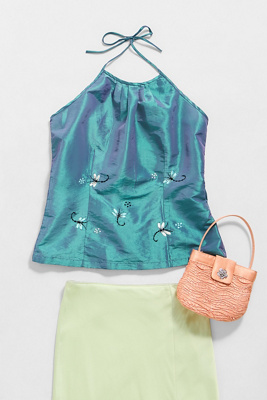 Urban Taffeta Butterfly Top, Black