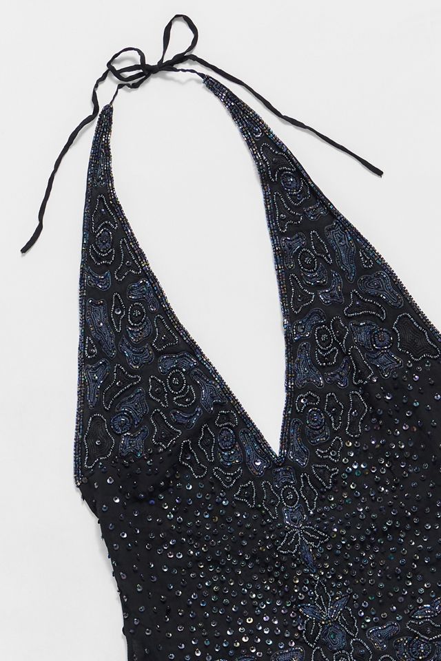 Urban Renewal Top Halter de Lentejuelas de Fiesta Único en su Clase #1