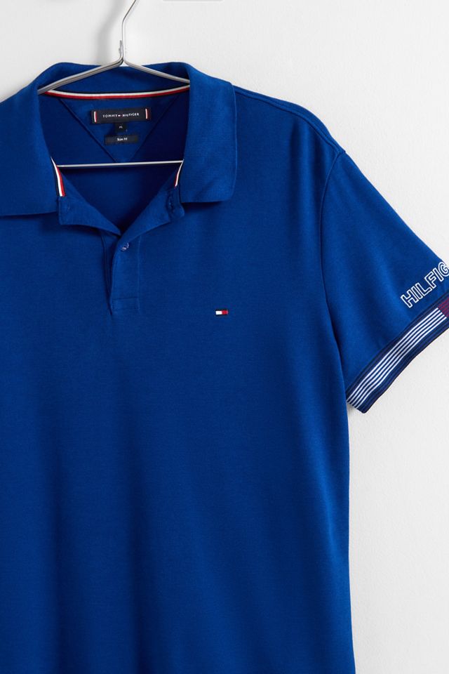 Urban Renewal One-Of-A-Kind Tommy Hilfiger Blue Polo Shirt #1
