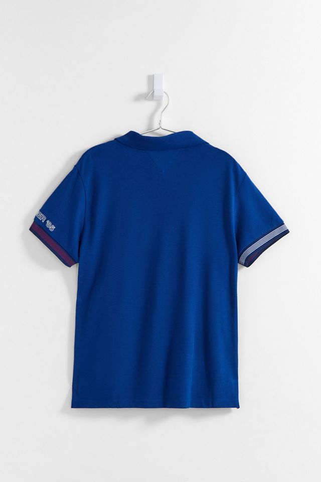 Urban Renewal One-Of-A-Kind Tommy Hilfiger Blue Polo Shirt #2