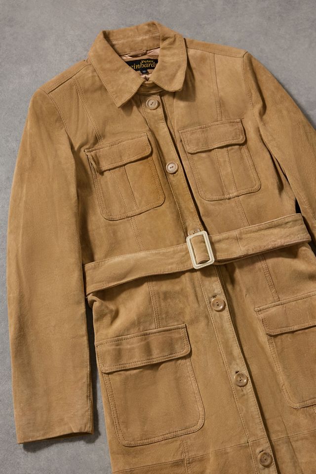 Urban Renewal One-Of-A-Kind Suede Trench Coat #1