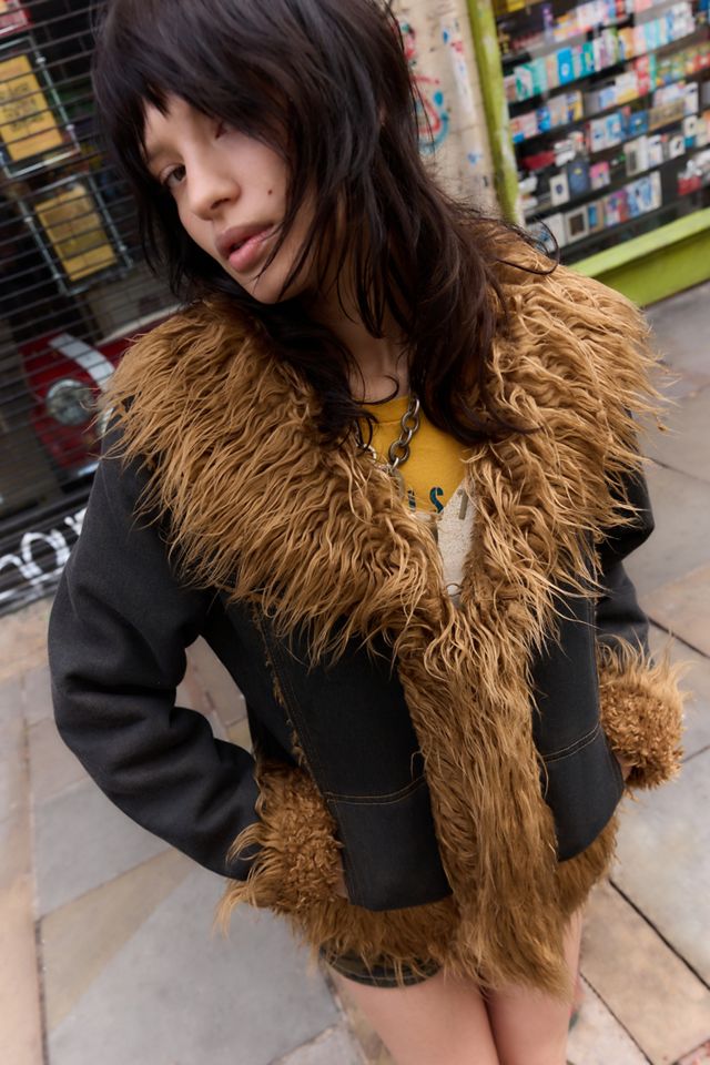Urban Renewal One-Of-A-Kind Denim Jacket #1