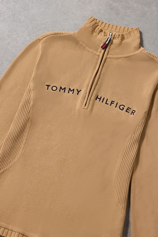 Urban Renewal One-Of-A-Kind Tommy Hilfiger Zip Rib Knit Jumper #1