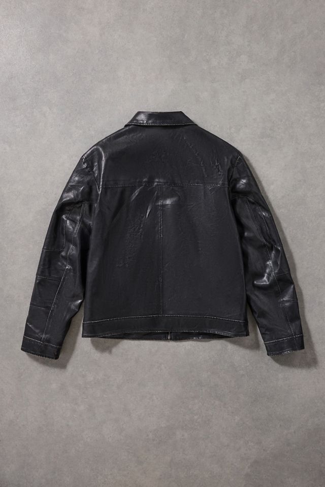 Urban Renewal One-Of-A-Kind Guess Zip-Through Leather Jacket #2