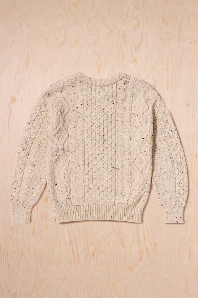 Urban Renewal One-Of-A-Kind Aran Knit Speckled Jumper #2